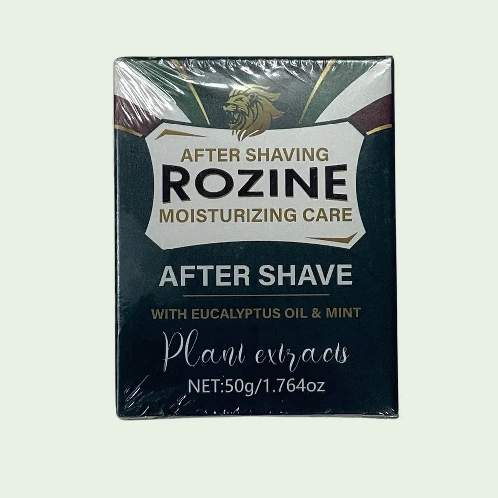 Rozine After Shave Moisturizing Care Eucalyptus Oil & Mint 50g New Sealed